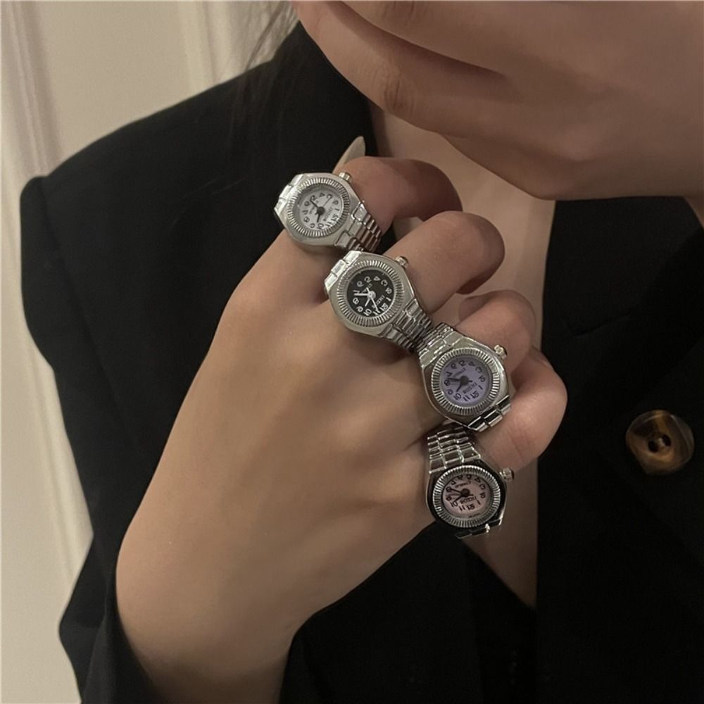 Punk Mini Finger Watch Rings C – Canvas Strap Watch Bewertung und Preis