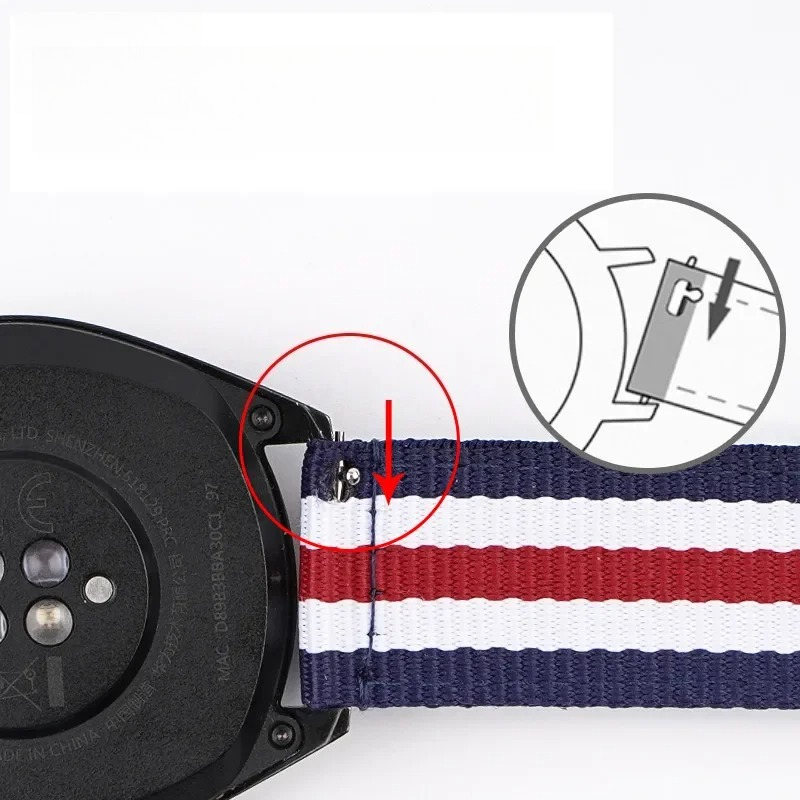 Nylon Watch Strap 20mm 22mm Qu – Canvas Strap Watch Bewertung und Preis