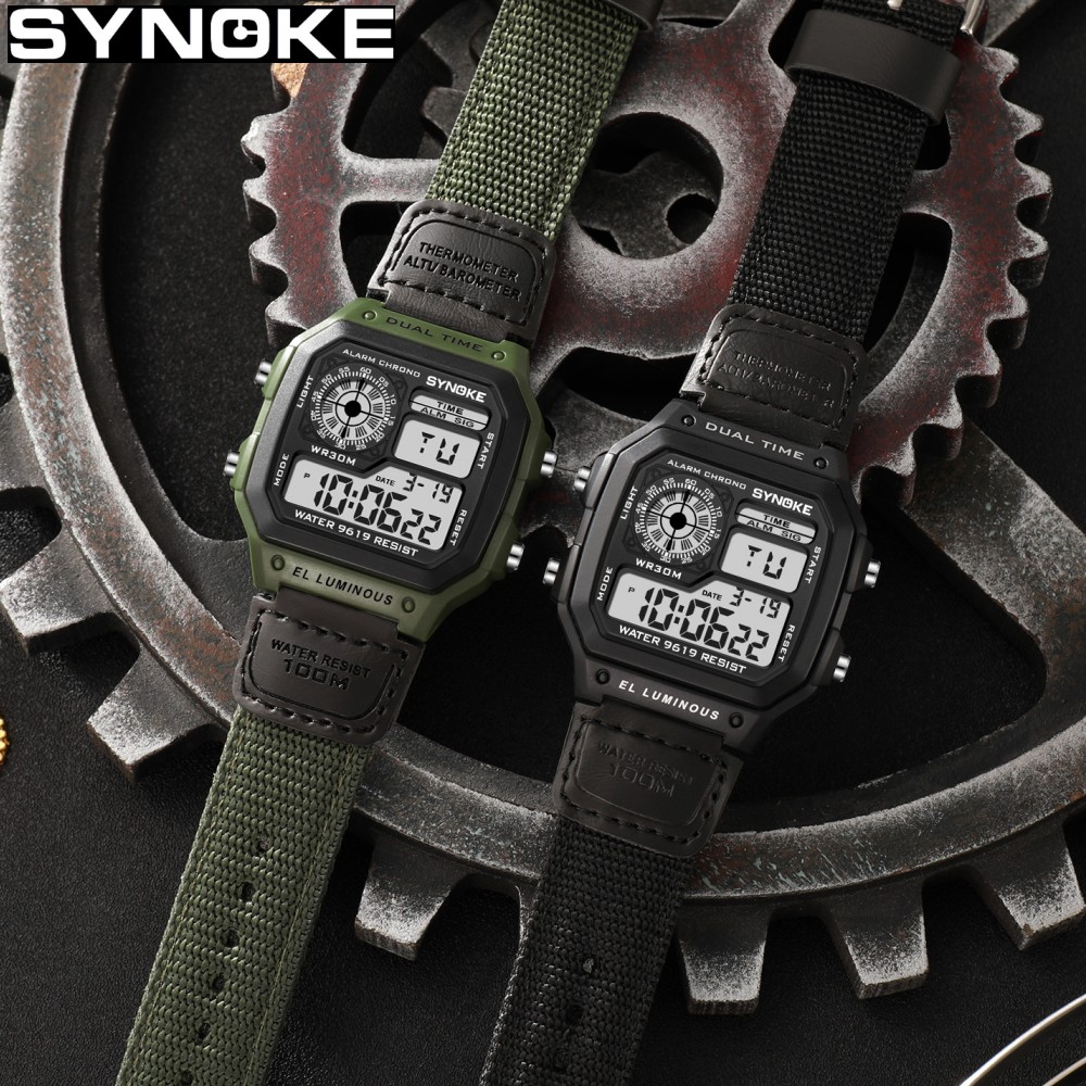 Synoke Outdoor Military Digita – Canvas Strap Watch Bewertung und Preis