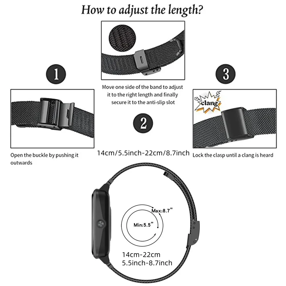 Metal Bands for Huawei Band 6/ – Mesh Strap Metal Bewertung und Preis