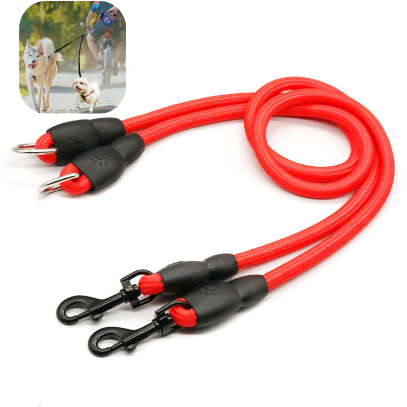 Dog Leash Double Leashes for D – Leather Strap Quick Release Bewertung und Preis
