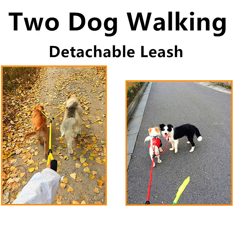 Dog Leash Double Leashes for D – Leather Strap Quick Release Bewertung und Preis