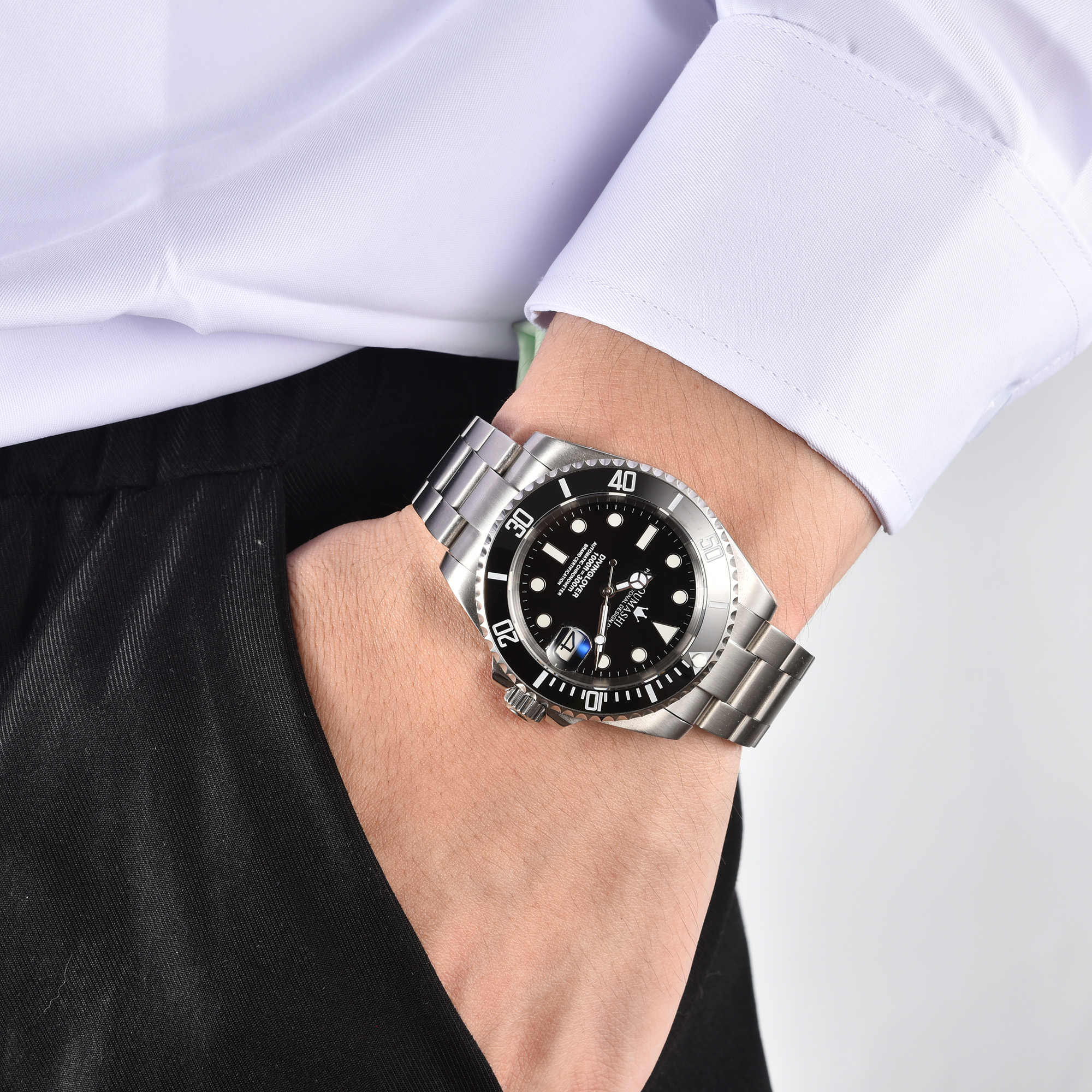 40mm watch Automatic mechanica – Stainless Bracelet Diver Bewertung und Preis