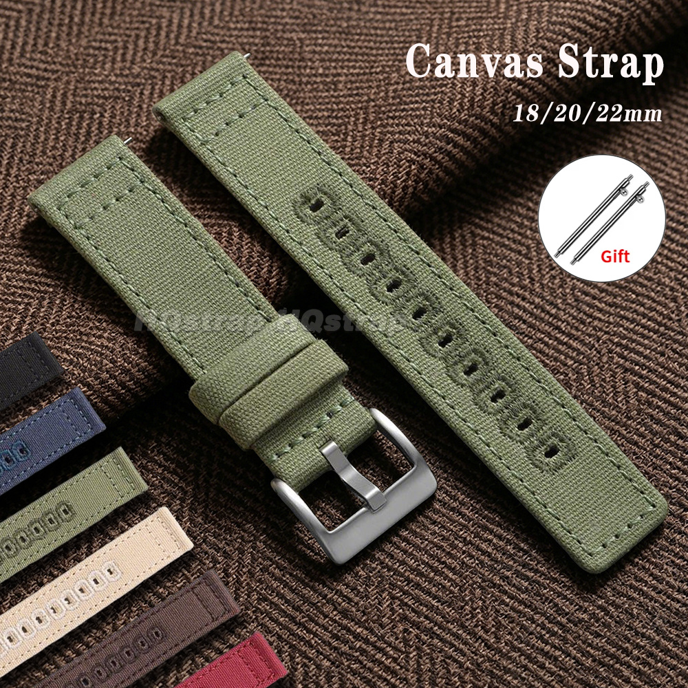 Nylon Canvas Watch Strap 18mm  – Canvas Strap Watch Bewertung und Preis