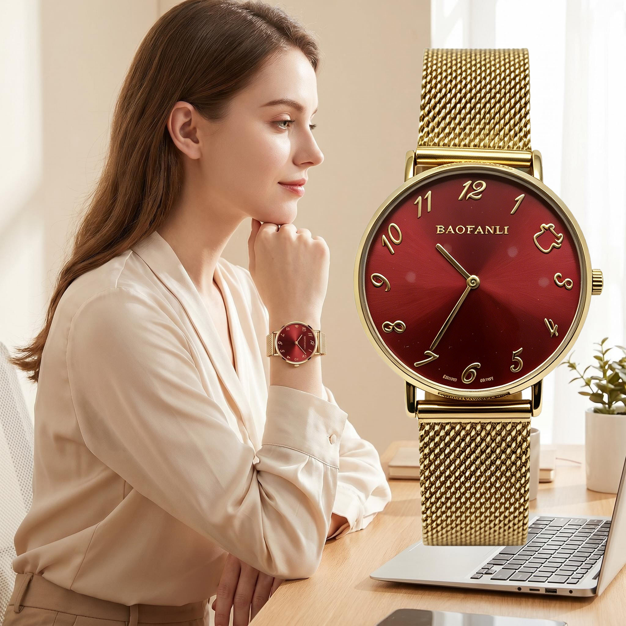BAOFANLI Women's Quartz Watch, – Mesh Strap Metal Bewertung und Preis