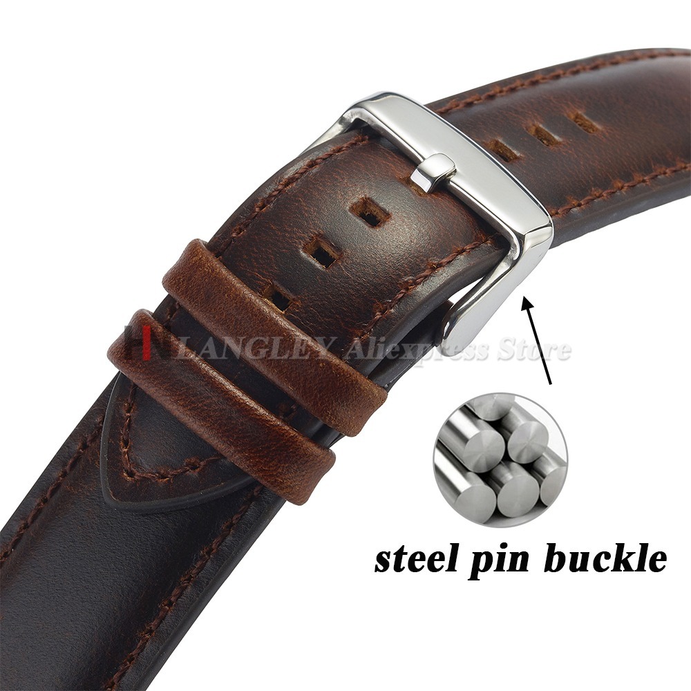 Vintage Genuine Cowhide Watch  – Leather Strap Quick Release Bewertung und Preis