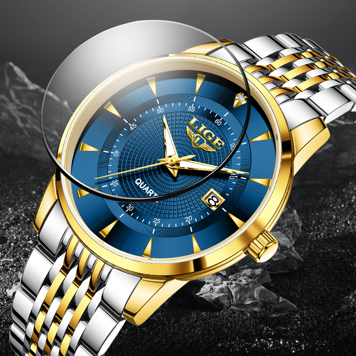 LIGE New 2026 Luxury Man Watch – Stainless Bracelet Diver Bewertung und Preis