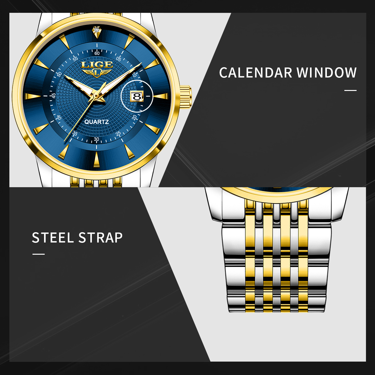 LIGE New 2026 Luxury Man Watch – Stainless Bracelet Diver Bewertung und Preis
