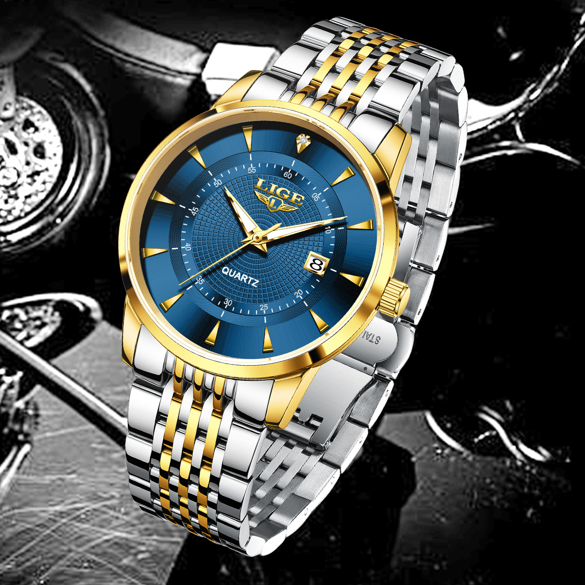 LIGE New 2026 Luxury Man Watch – Stainless Bracelet Diver Bewertung und Preis