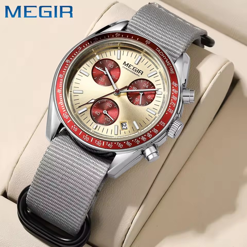 MEGIR 2247 Men's Luxury Quartz – Canvas Strap Watch Bewertung und Preis