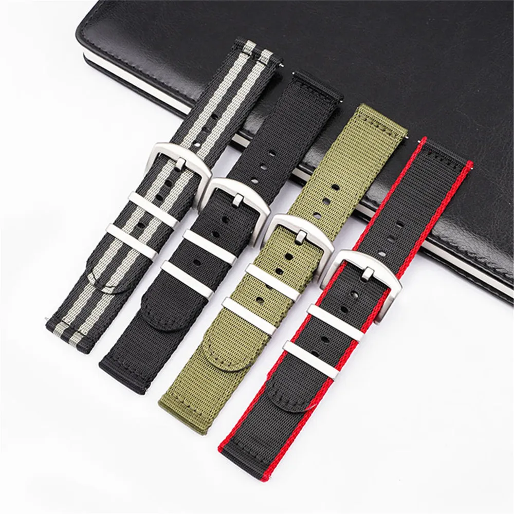 18/20/22/24mm Nylon Strap Men  – Canvas Strap Watch Bewertung und Preis