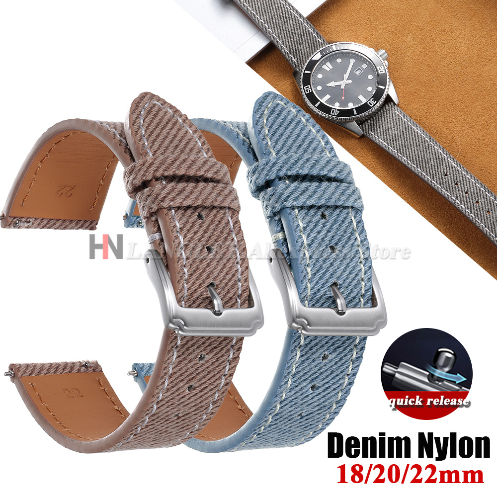 Denim Nylon Watch Strap Canvas – Canvas Strap Watch Bewertung und Preis