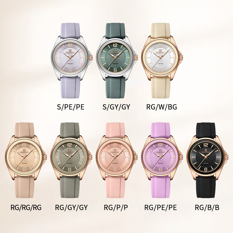 New Style NAVIFORCE Women's Wa – Silicone Band Women Bewertung und Preis