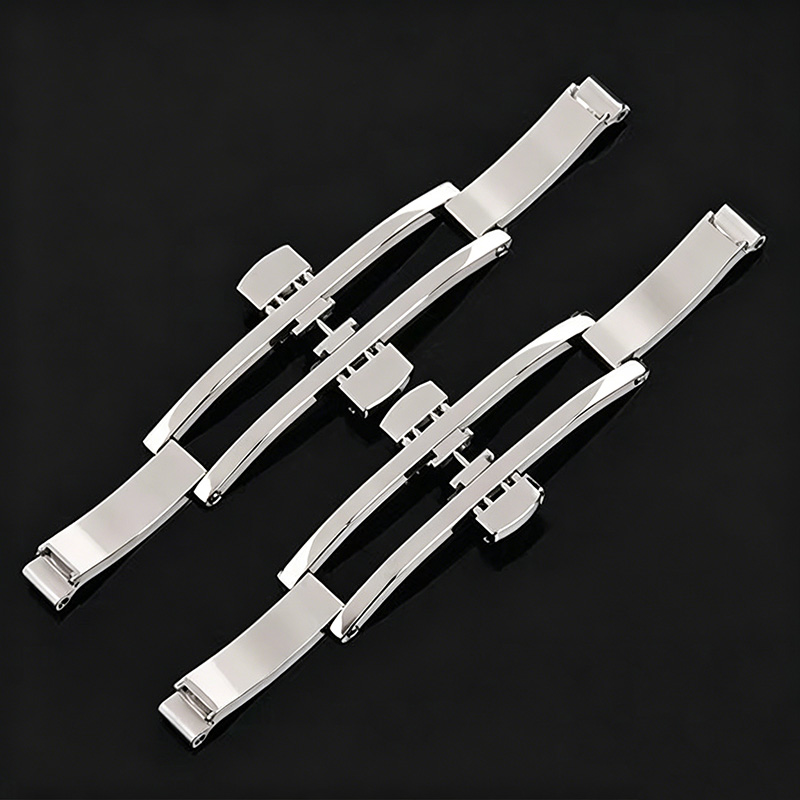 Watch Band Buckle Stainless St – Butterfly Clasp Deployant Bewertung und Preis