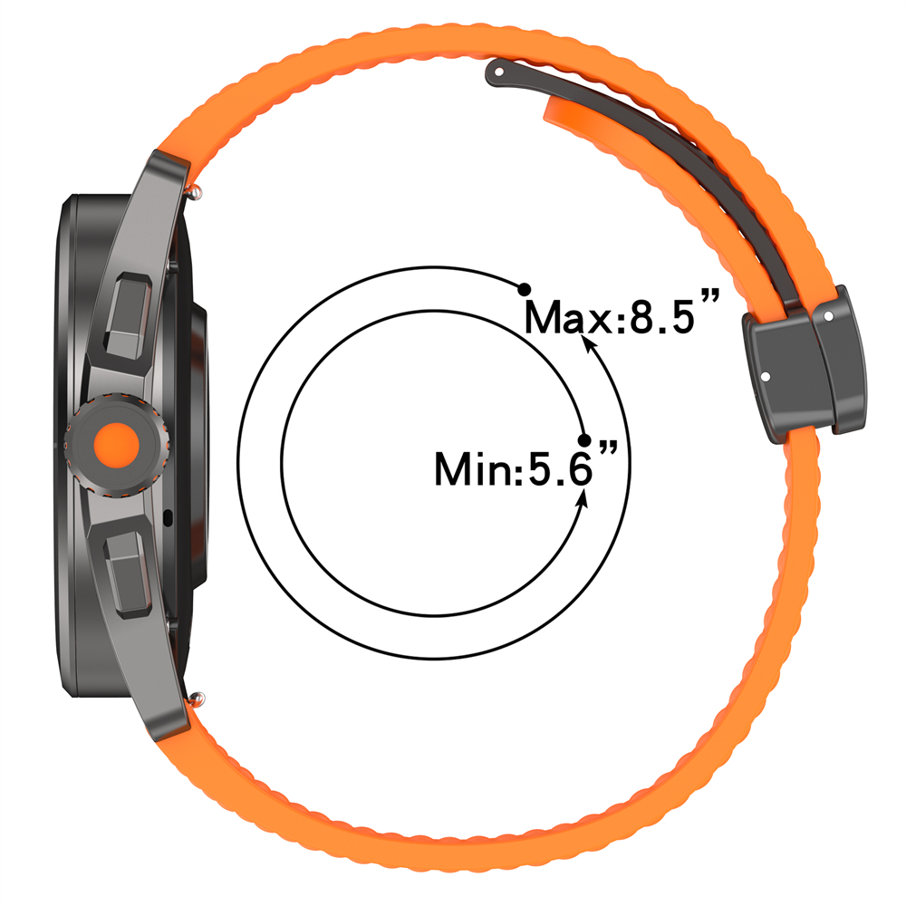 22MM Silicone Strap For HUAWEI – Silicone Watch Band 22Mm Bewertung und Preis