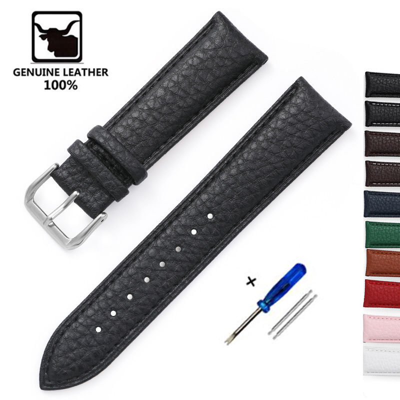 Litchi Pattern Soft Leather Wa – Nato Strap Nylon Bewertung und Preis