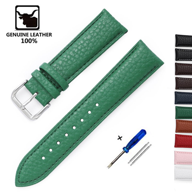 Litchi Pattern Soft Leather Wa – Nato Strap Nylon Bewertung und Preis