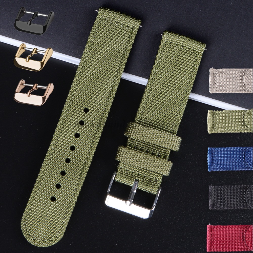 18 20 22 24mm Nylon Canvas Str – Nato Strap Nylon Bewertung und Preis