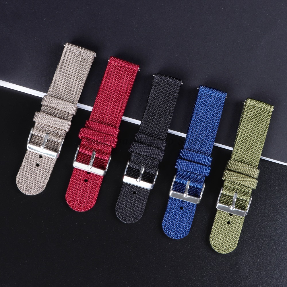 18 20 22 24mm Nylon Canvas Str – Nato Strap Nylon Bewertung und Preis