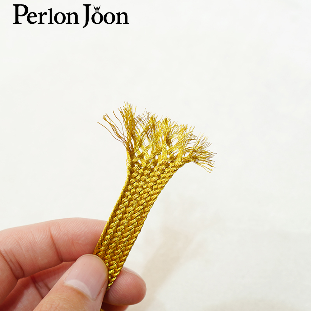 10yards Gold  thread strap web – Perlon Strap Woven Bewertung und Preis