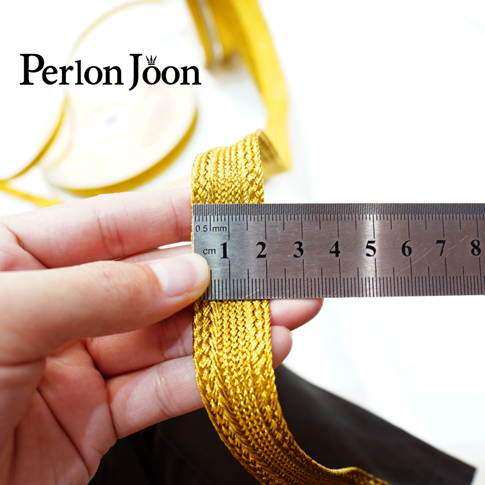 10yards Gold  thread strap web – Perlon Strap Woven Bewertung und Preis