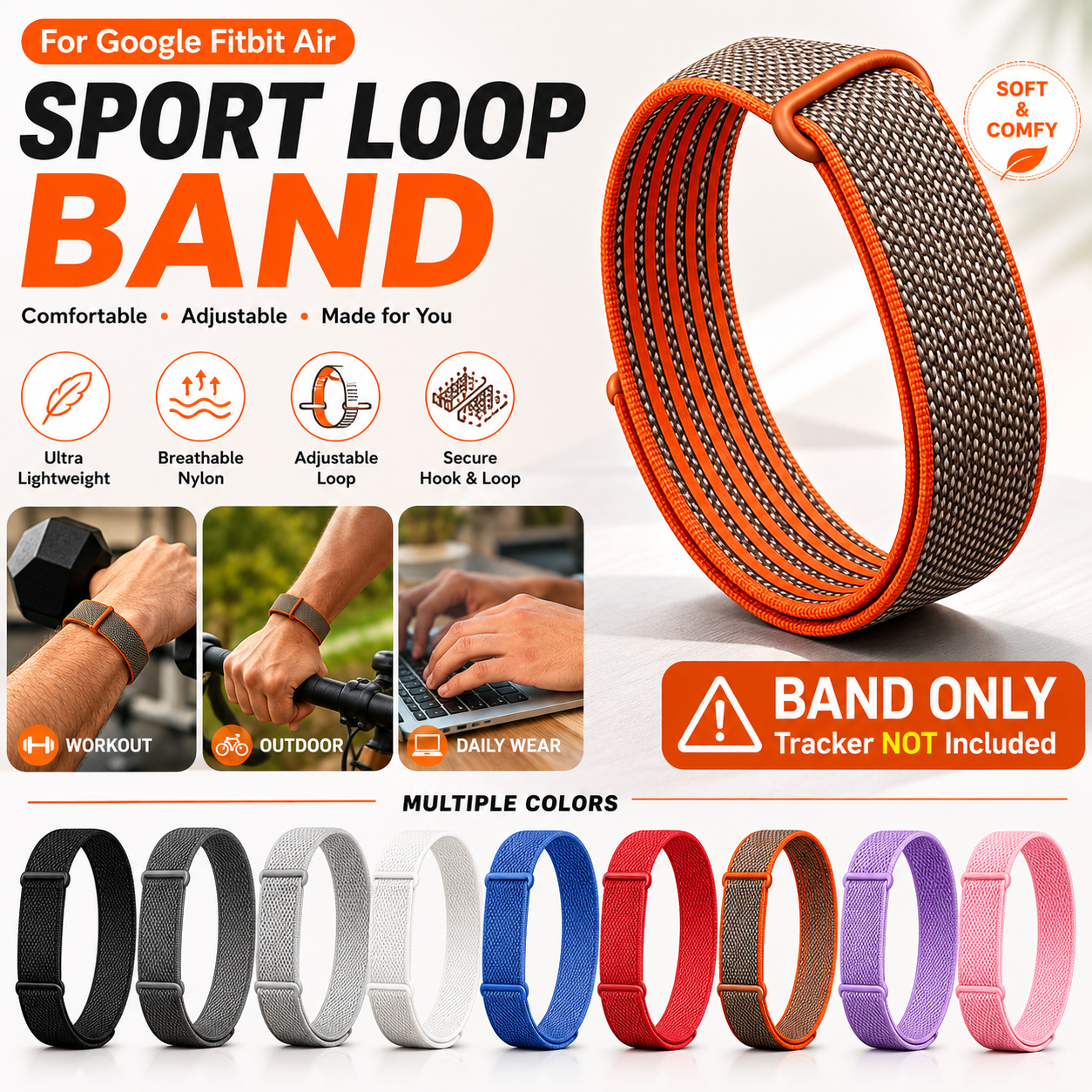 Adjustable Loop Strap for Goog – Sport Loop Velcro Bewertung und Preis