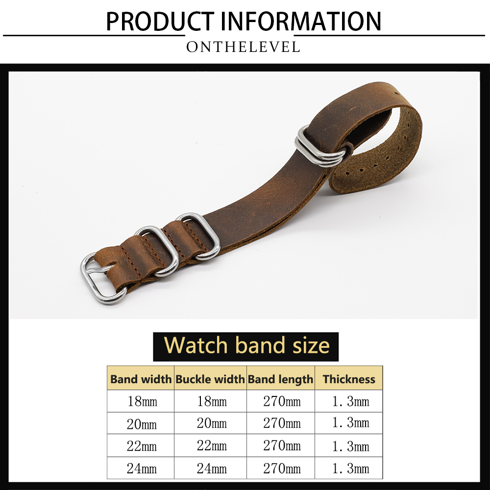 Genuine Leather Watch Band 18m – Nato Strap Nylon Bewertung und Preis