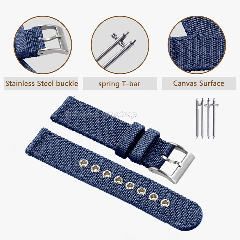 Nylon Strap 18mm 20mm 22mm Ban – Nato Strap Nylon Bewertung und Preis