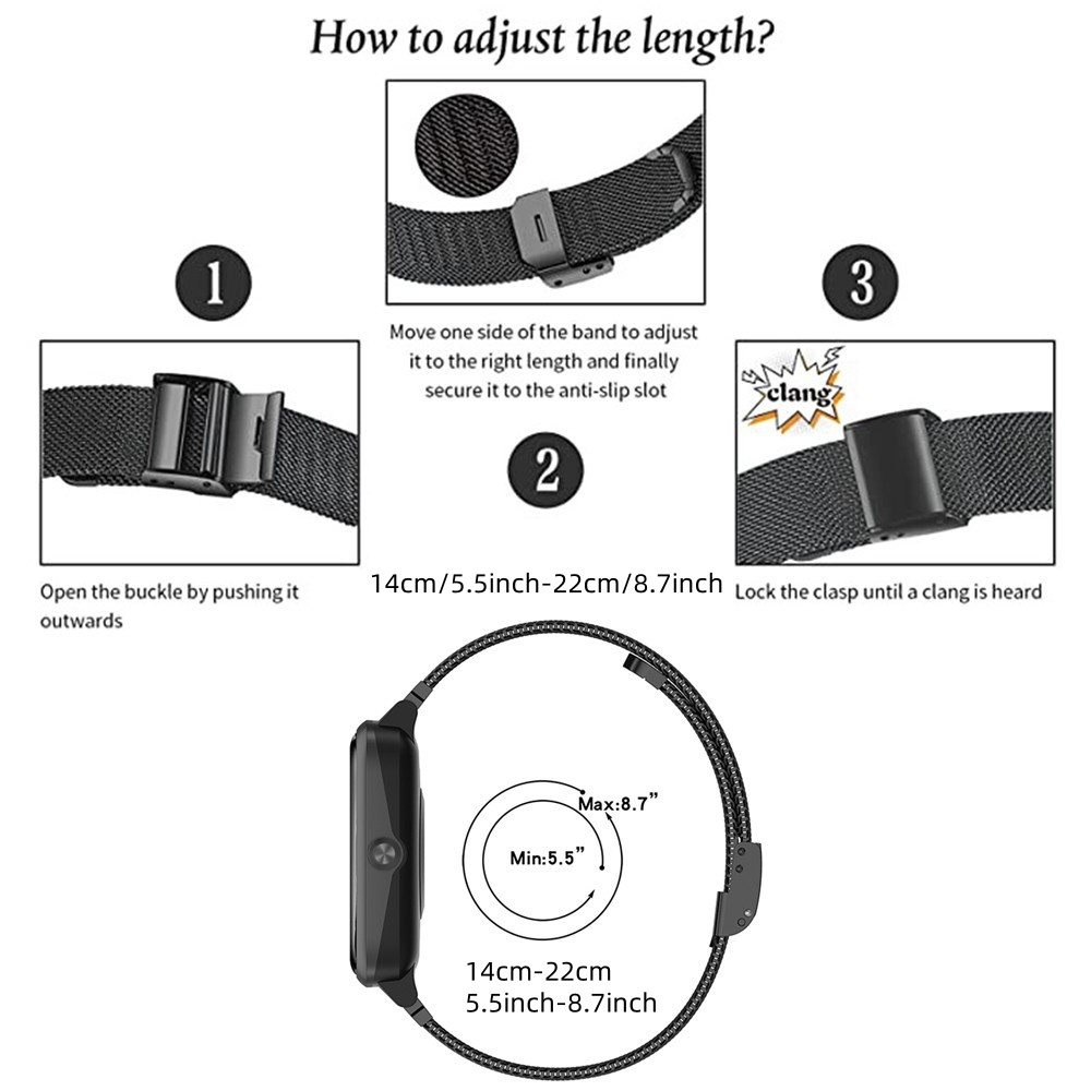 Metal Bands for OPPO Watch 41m – Mesh Strap Metal Bewertung und Preis