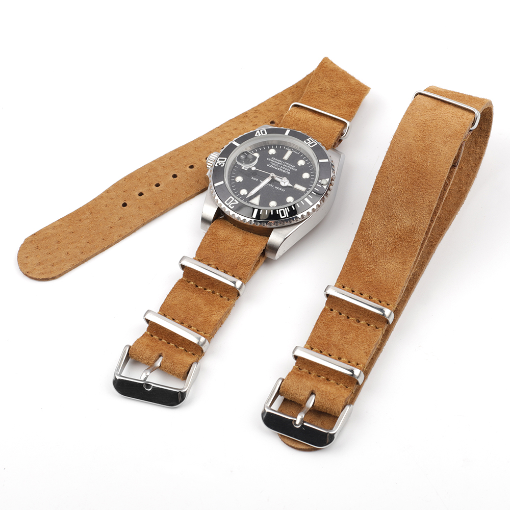 Soft Retro Suede Genuine Leath – Nato Strap Nylon Bewertung und Preis