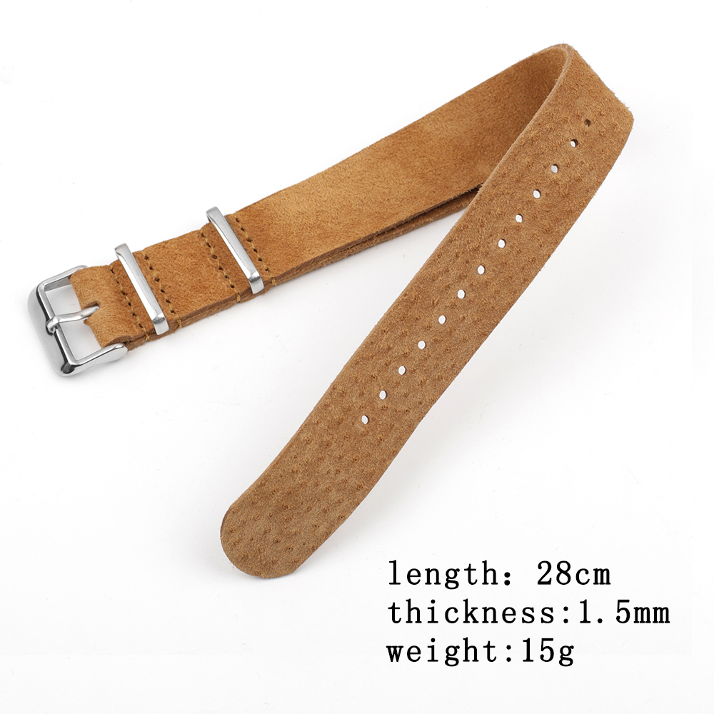 Soft Retro Suede Genuine Leath – Nato Strap Nylon Bewertung und Preis