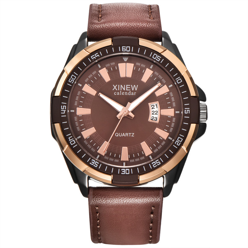 Men XINEW Brand Watches Studen – Leather Watch Band Men Bewertung und Preis