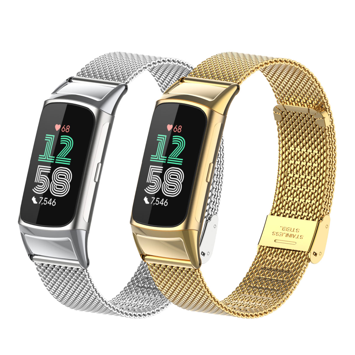 Suitable for Fitbit Charge 5/6 – Mesh Strap Metal Bewertung und Preis