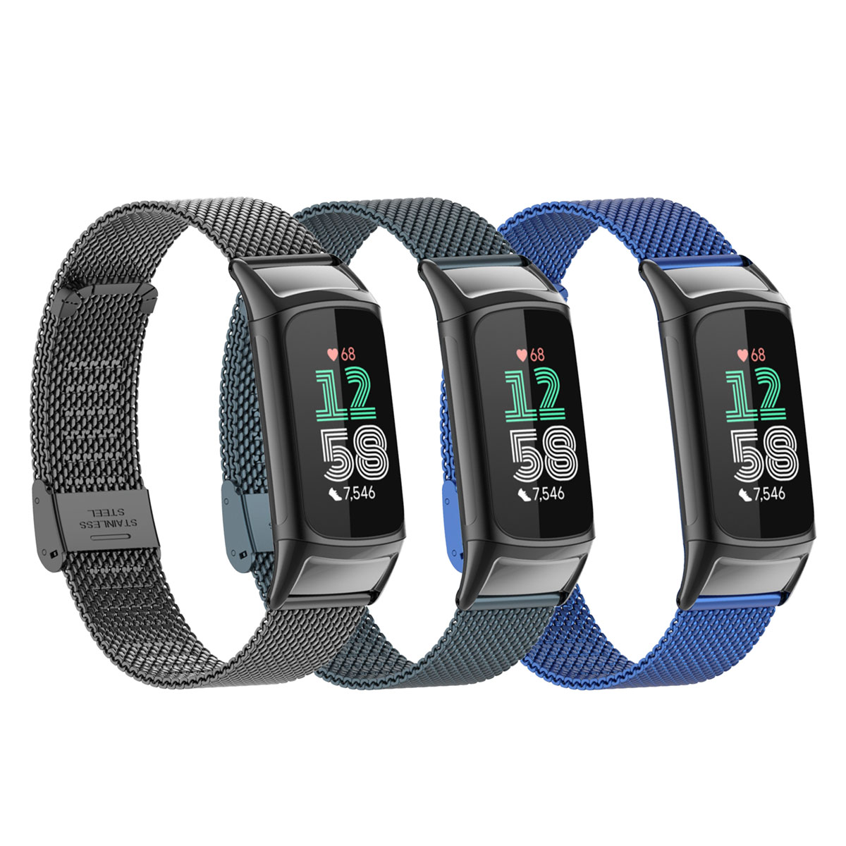 Suitable for Fitbit Charge 5/6 – Mesh Strap Metal Bewertung und Preis