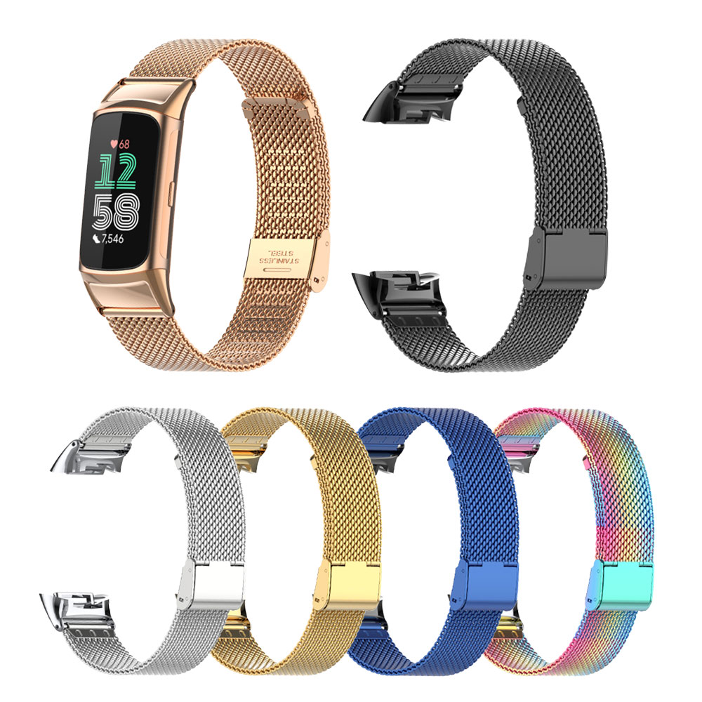 Suitable for Fitbit Charge 5/6 – Mesh Strap Metal Bewertung und Preis