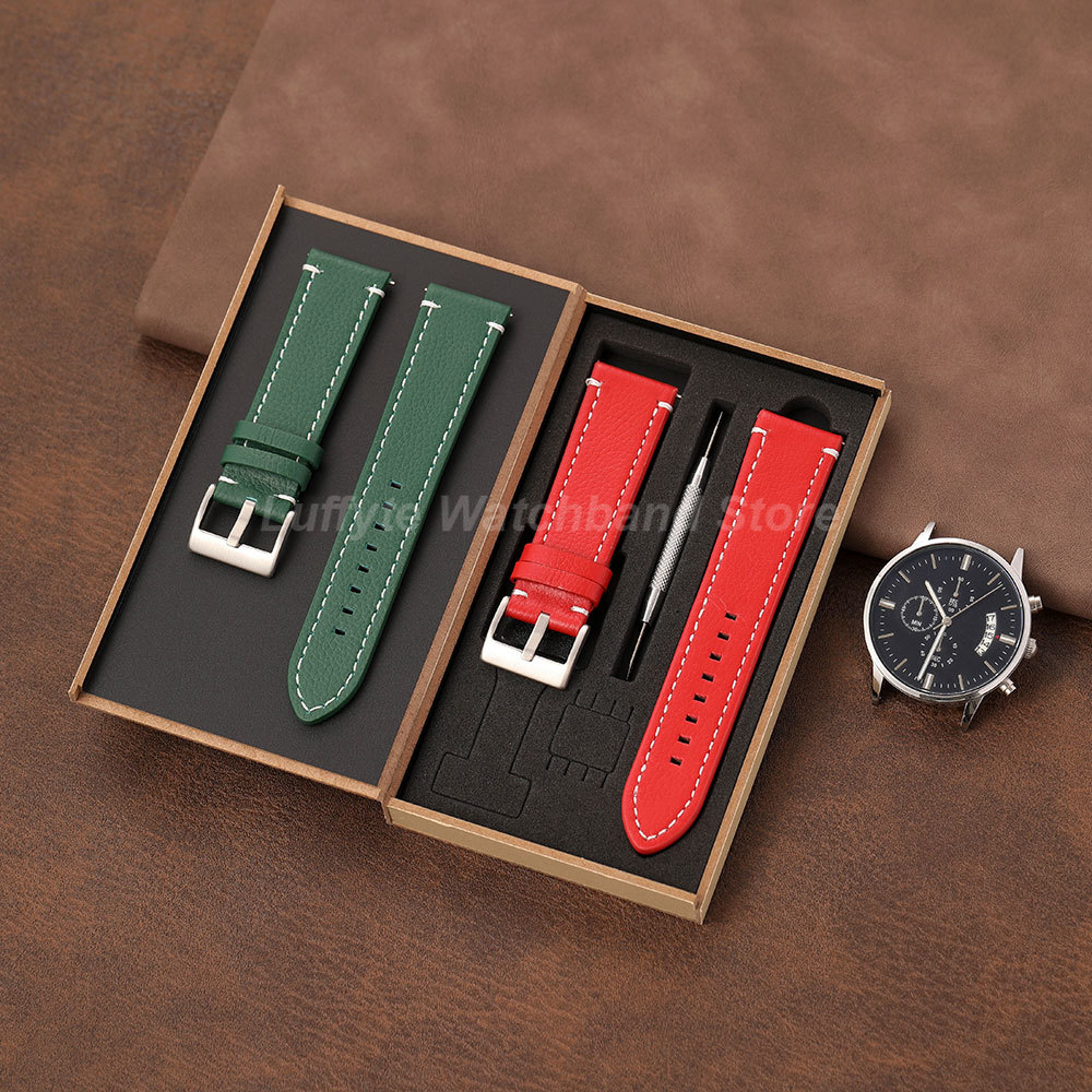 Double Sided Litchi Texture St – Leather Strap Quick Release Bewertung und Preis