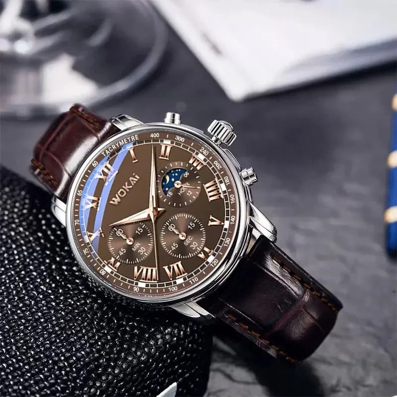 Luxury Brand Watch Mens Quartz – Leather Watch Band Men Bewertung und Preis