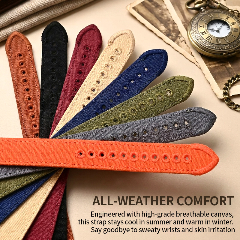 Canvas Watch Strap 18/20/22mm  – Canvas Strap Watch Bewertung und Preis