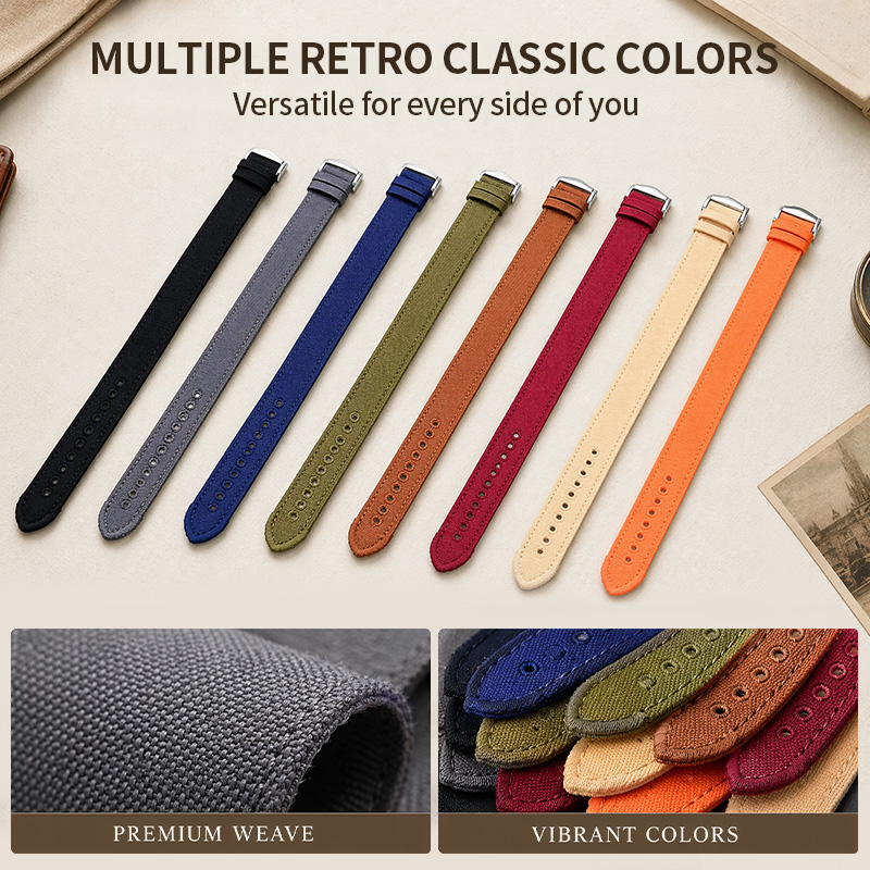 Canvas Watch Strap 18/20/22mm  – Canvas Strap Watch Bewertung und Preis