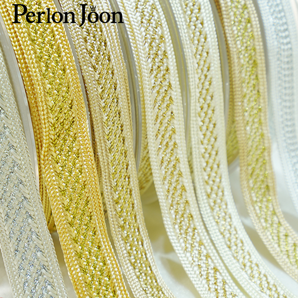 10yards/lot  gold thread polye – Perlon Strap Woven Bewertung und Preis