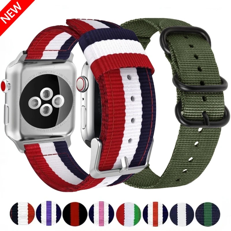 Nylon Canvas Strap For Apple W – Canvas Strap Watch Bewertung und Preis