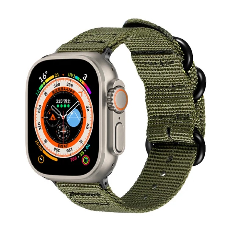 Nylon Canvas Strap For Apple W – Canvas Strap Watch Bewertung und Preis