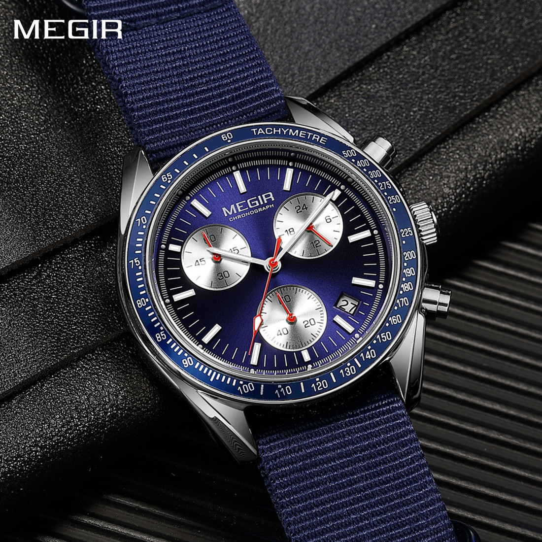 MEGIR Chronograph Canvas Strap – Canvas Strap Watch Bewertung und Preis