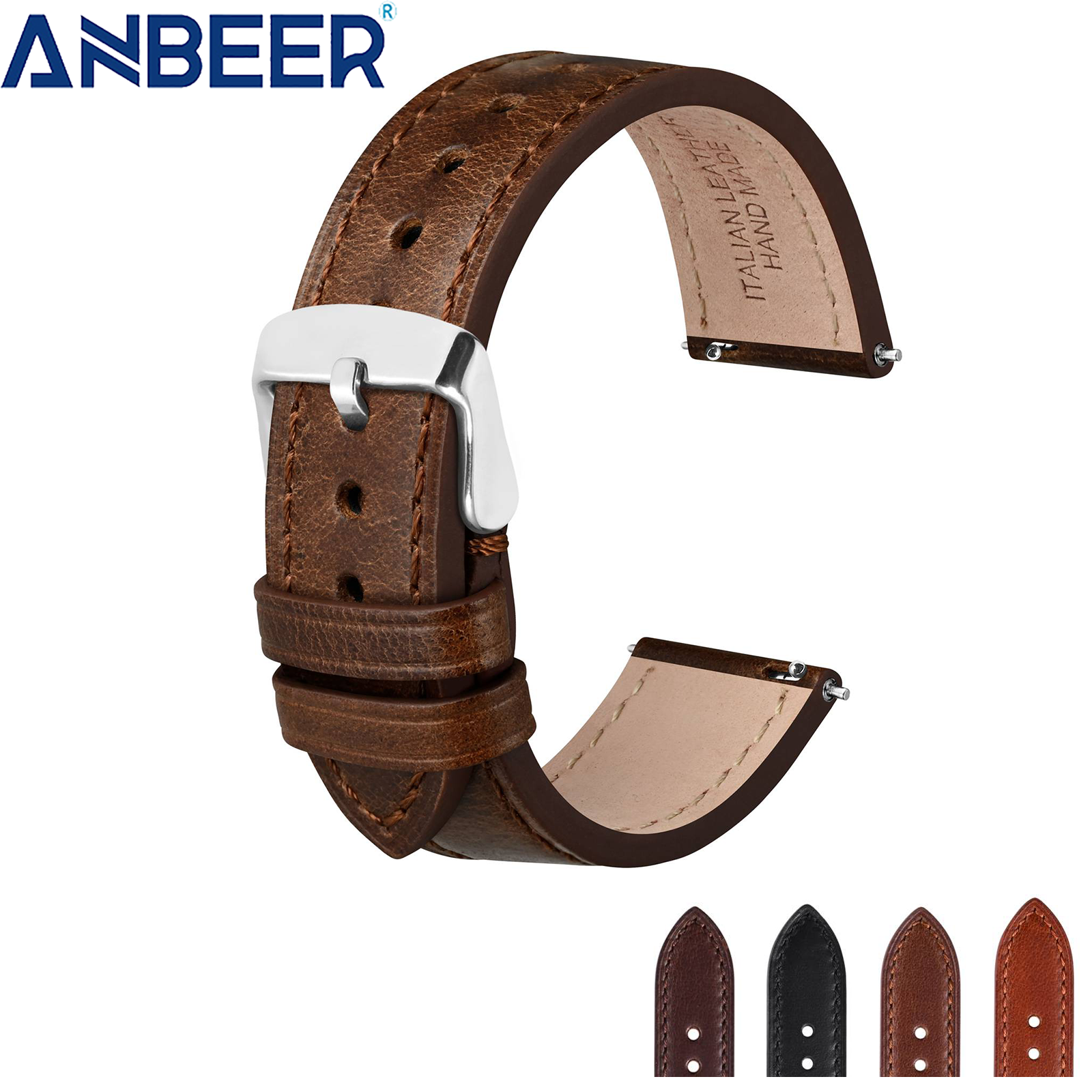 ANBEER Classic Leather Watch S – Leather Strap Quick Release Bewertung und Preis