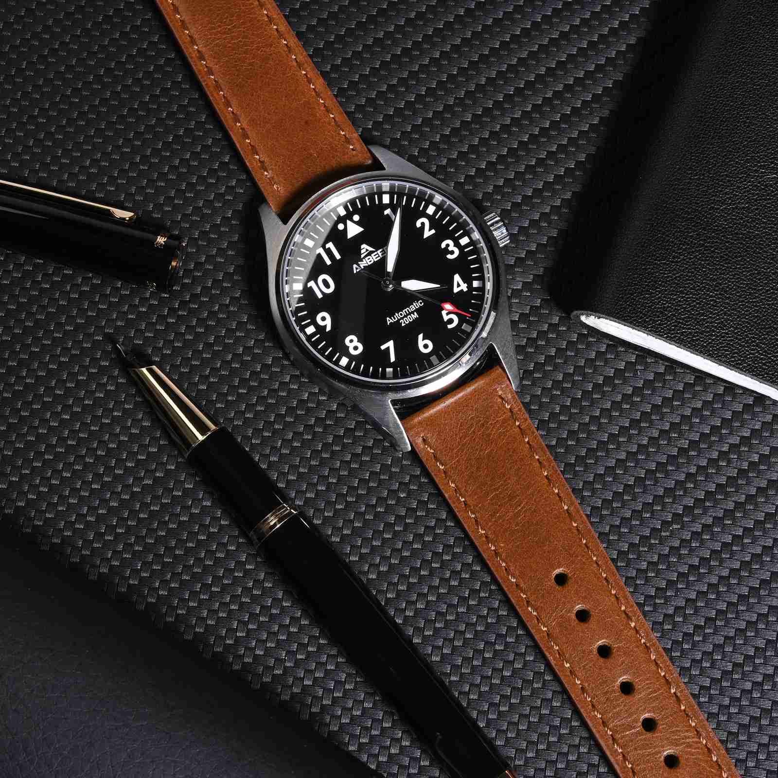 ANBEER Classic Leather Watch S – Leather Strap Quick Release Bewertung und Preis