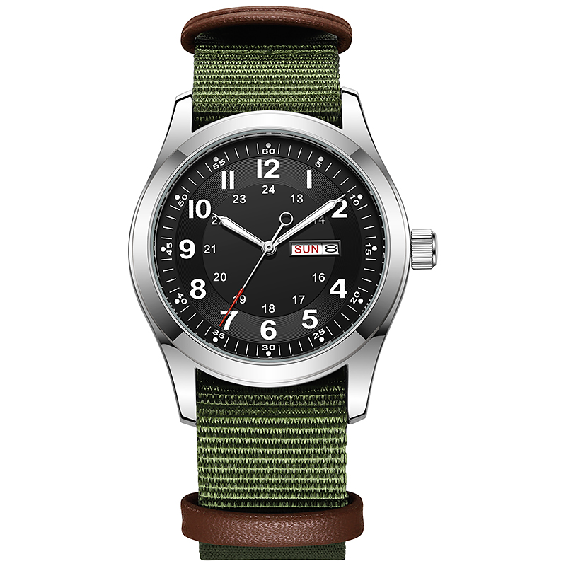 2026 Men's 42mm Watch Glow in  – Canvas Strap Watch Bewertung und Preis