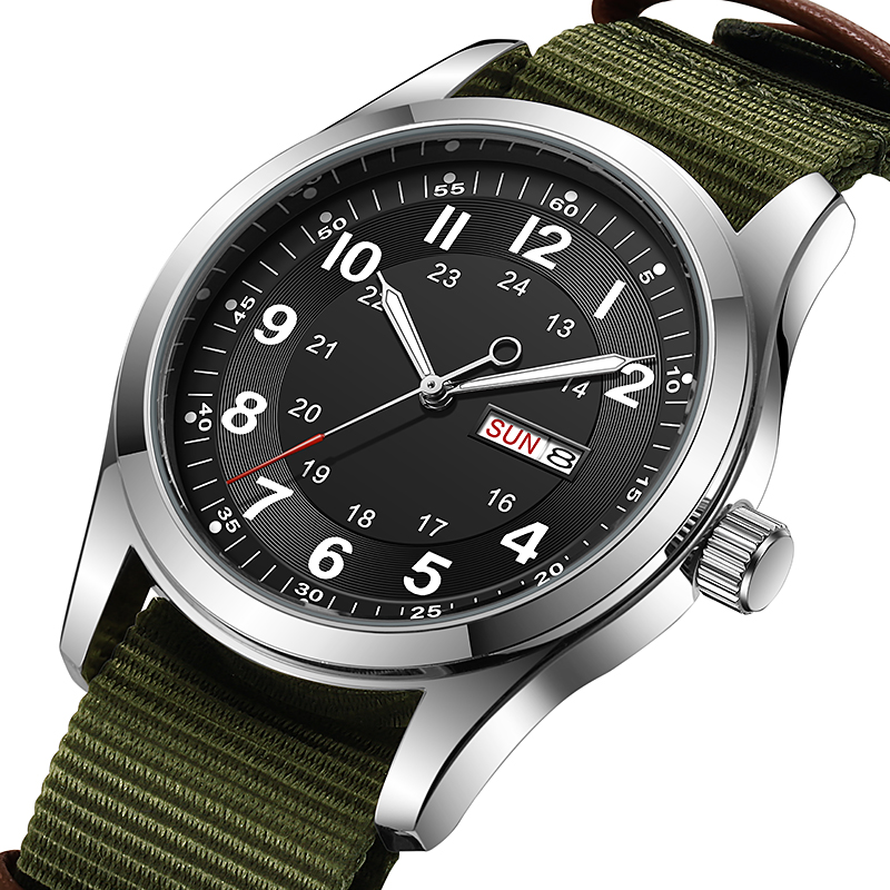 2026 Men's 42mm Watch Glow in  – Canvas Strap Watch Bewertung und Preis