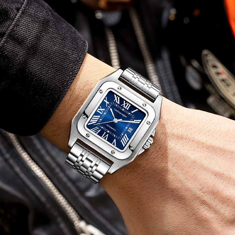 High-End Luxury Square Automat – Butterfly Clasp Deployant Bewertung und Preis