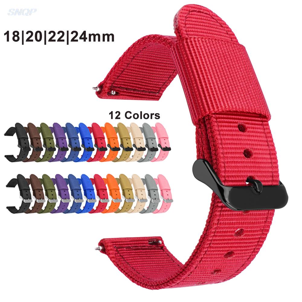 18mm 20mm 22mm 24mm Nylon Canv – Canvas Strap Watch Bewertung und Preis