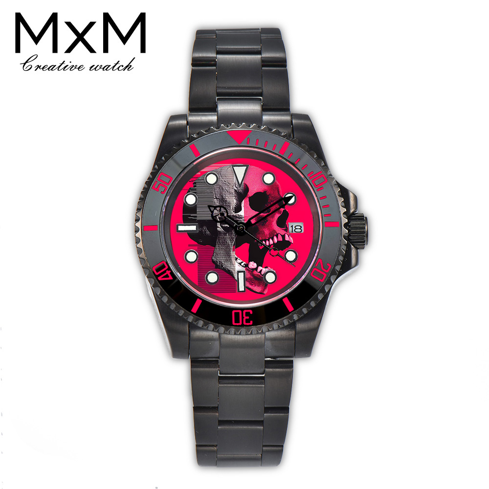 40mm Creative custom NH35 watc – Stainless Bracelet Diver Bewertung und Preis